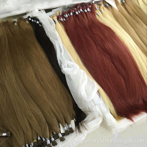 Best selling human hair i tip extensions,cuticle aligned hair human extension,cheap wholesale remy human hair extensions